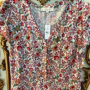 [SOLD] NWT Ann Taylor LOFT Floral Dress Large (14)
